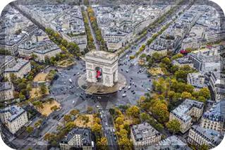پاریس فرانسه میدان شارل دوگل